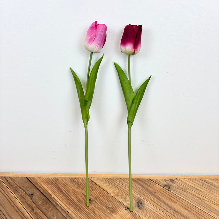 Real Touch Tulip Stem - 2 Colors