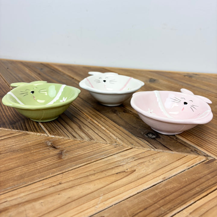 Easter Bunny Candy Dish - 3 Colors