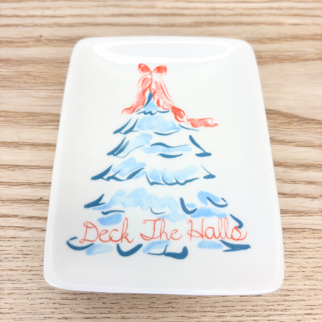 Festive Stoneware Dish - 4 Styles