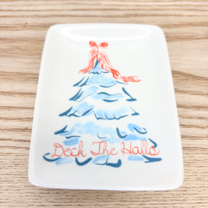 Festive Stoneware Dish - 4 Styles