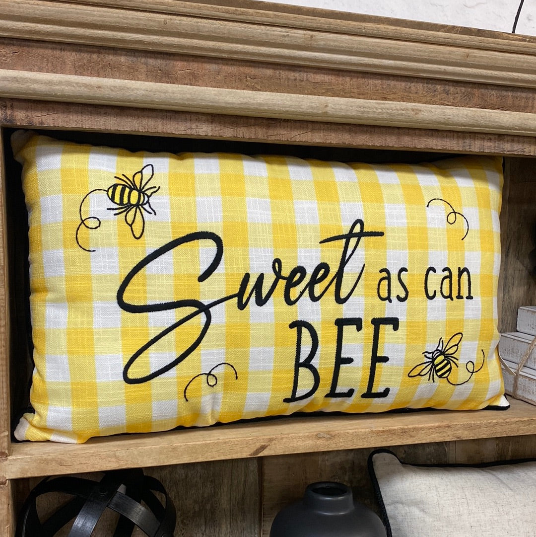 Sweet As Can Bee Pillow
