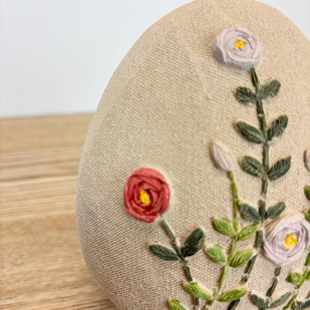 Floral Embossed Egg