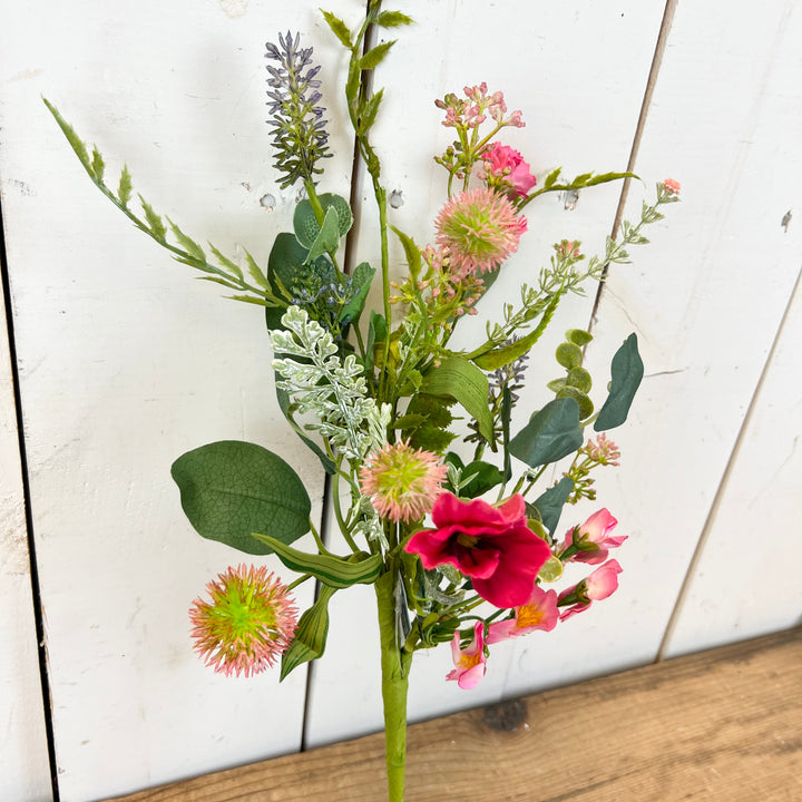 Pink Wildflower Stem