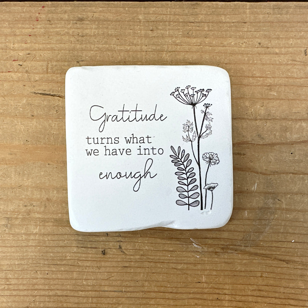 Decorative White Coasters