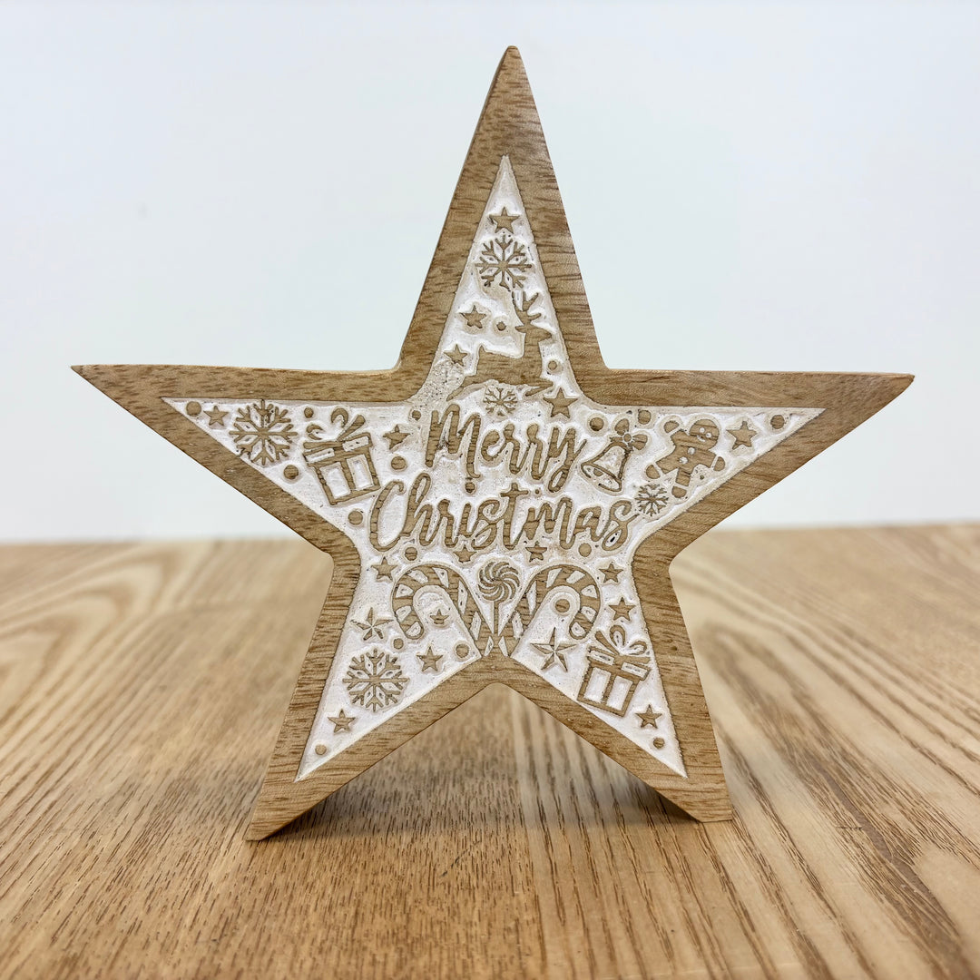 Mango Wood Star