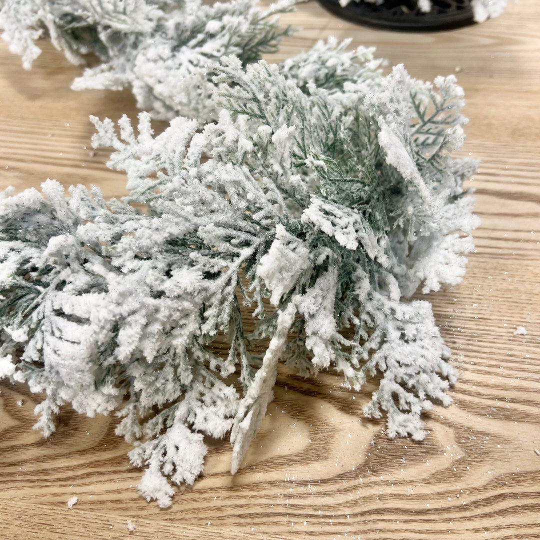 Snowy Cedar Garland