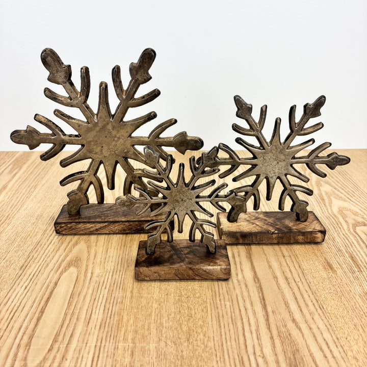 Cast Aluminum Snowflake - 3 Sizes