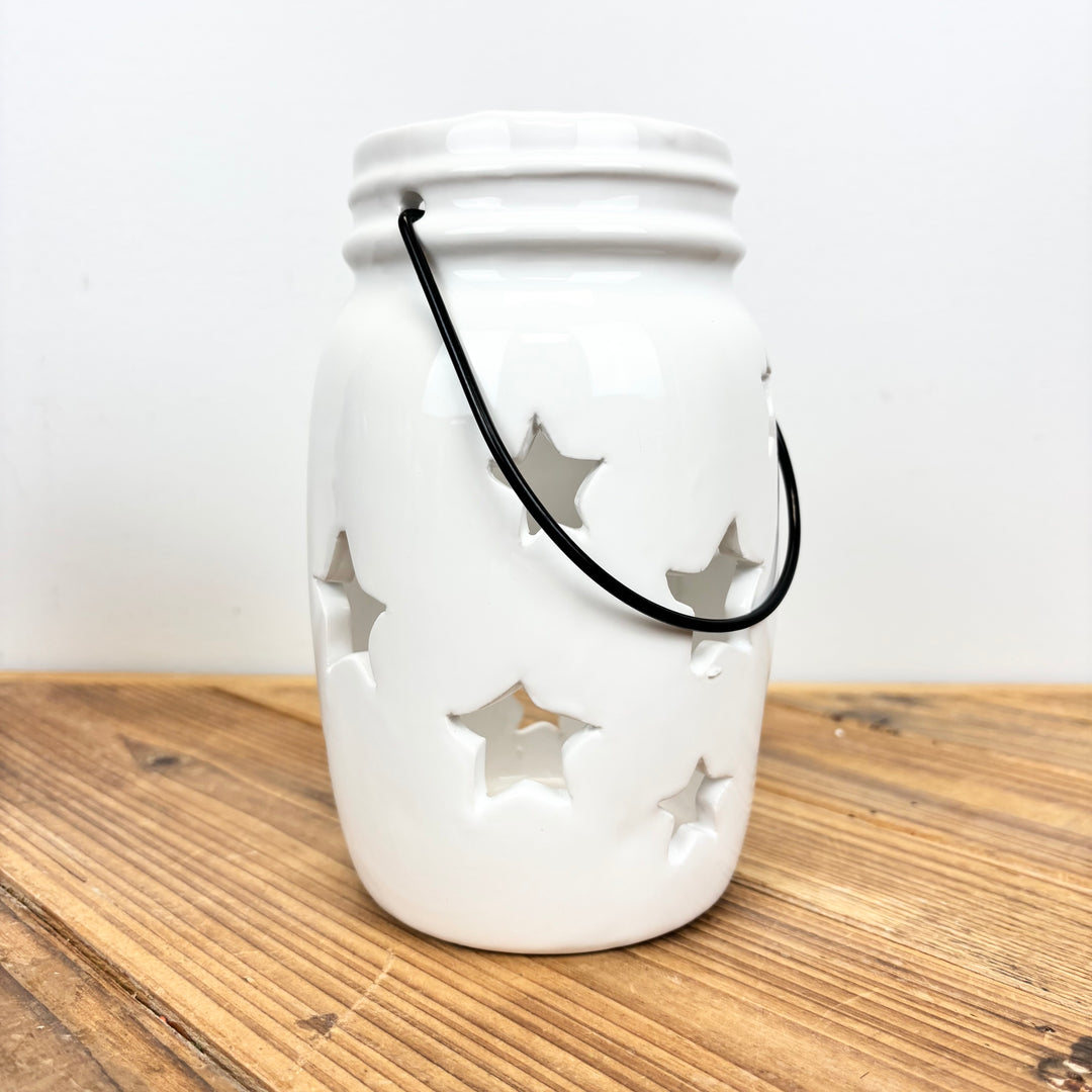 Dolomite Star Lantern Jar - 3 Colors