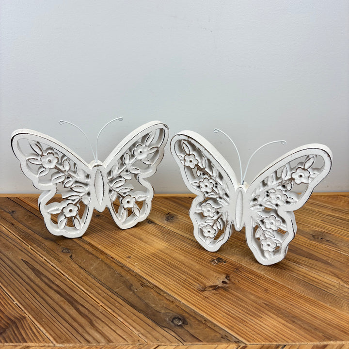 Butterfly Wood Cut-Out Decor - 2 Styles