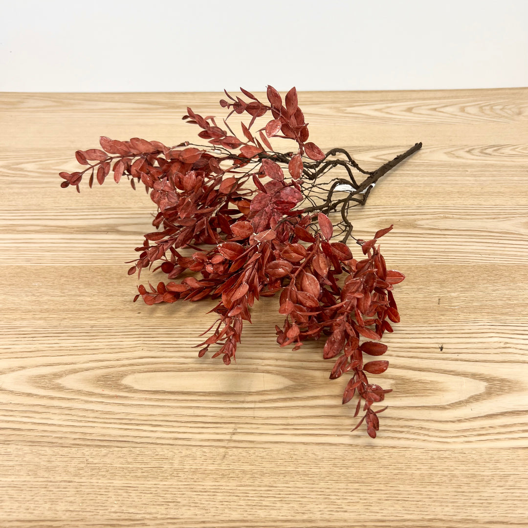 Red Mini Leaves Bush