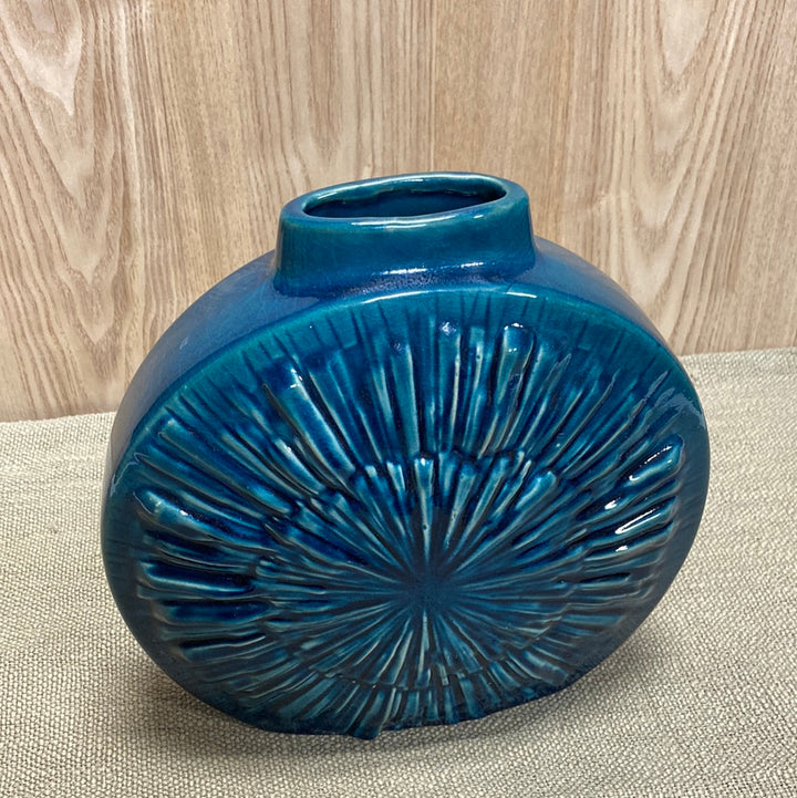 Circle Blue Vase