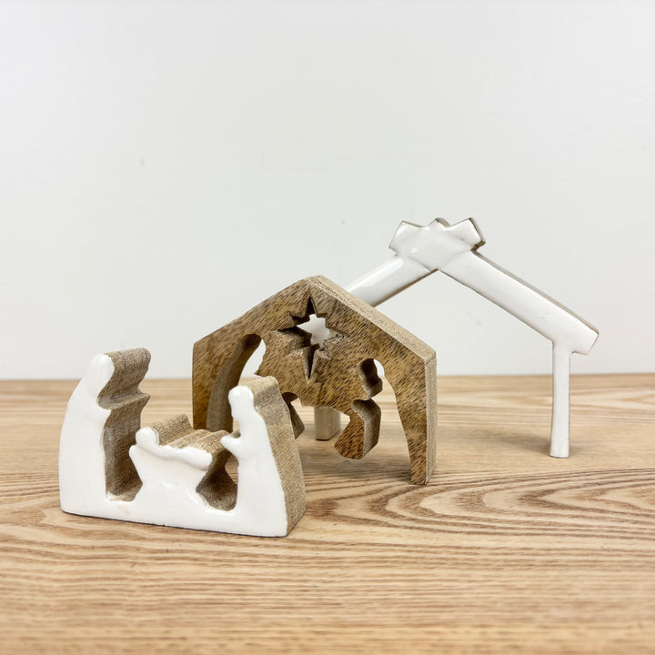 Wooden Nativity