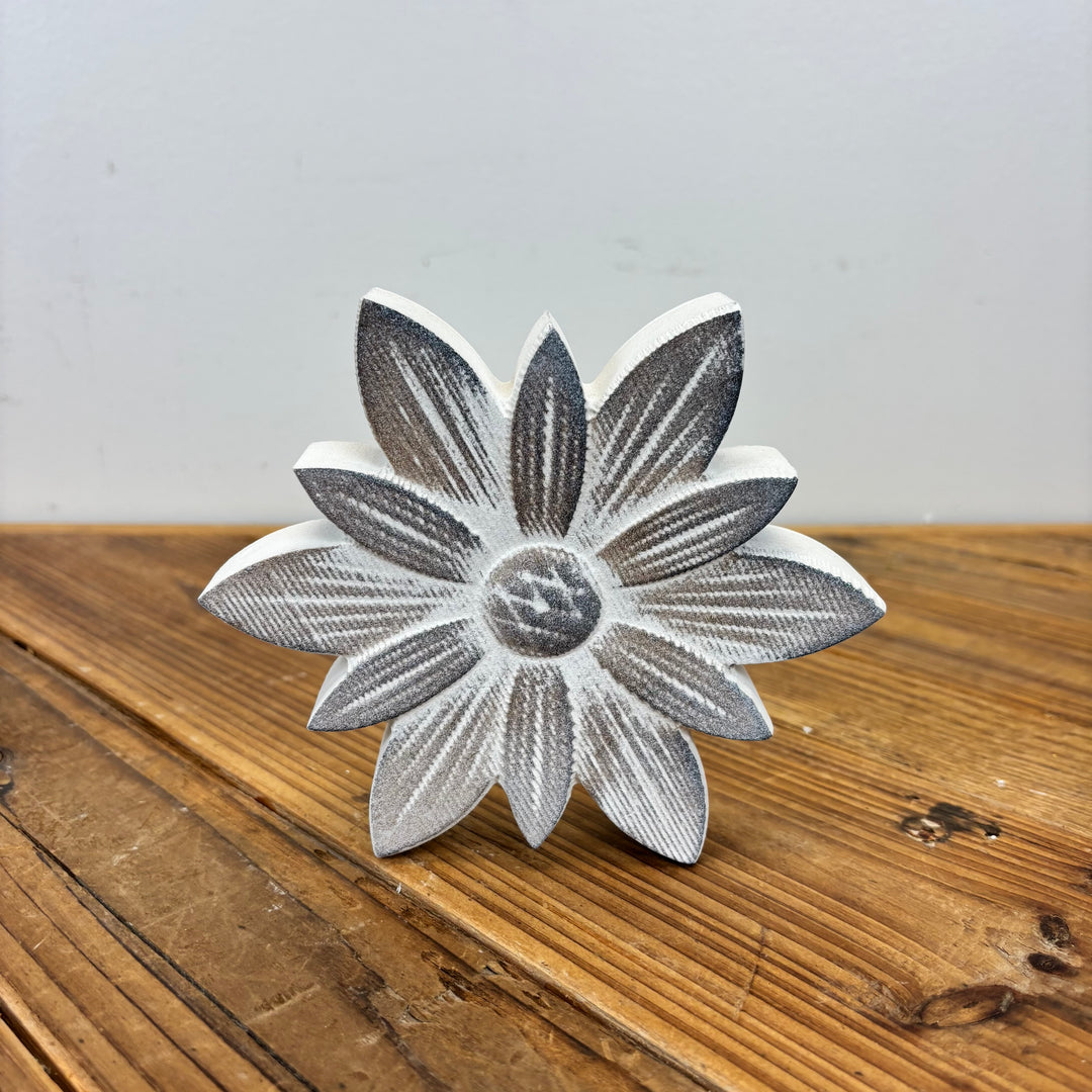 Carved Wood Blooms - 3 Styles
