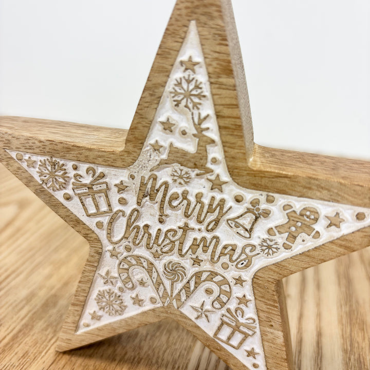 Mango Wood Star