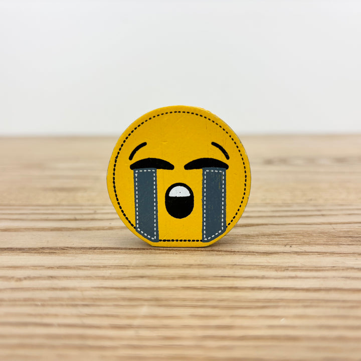 Stylized Symbols and Emojis Decorative Wooden Shapes