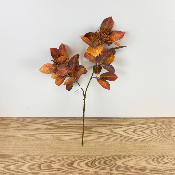 Fall Leaf Stem with Pods - 2 Colors