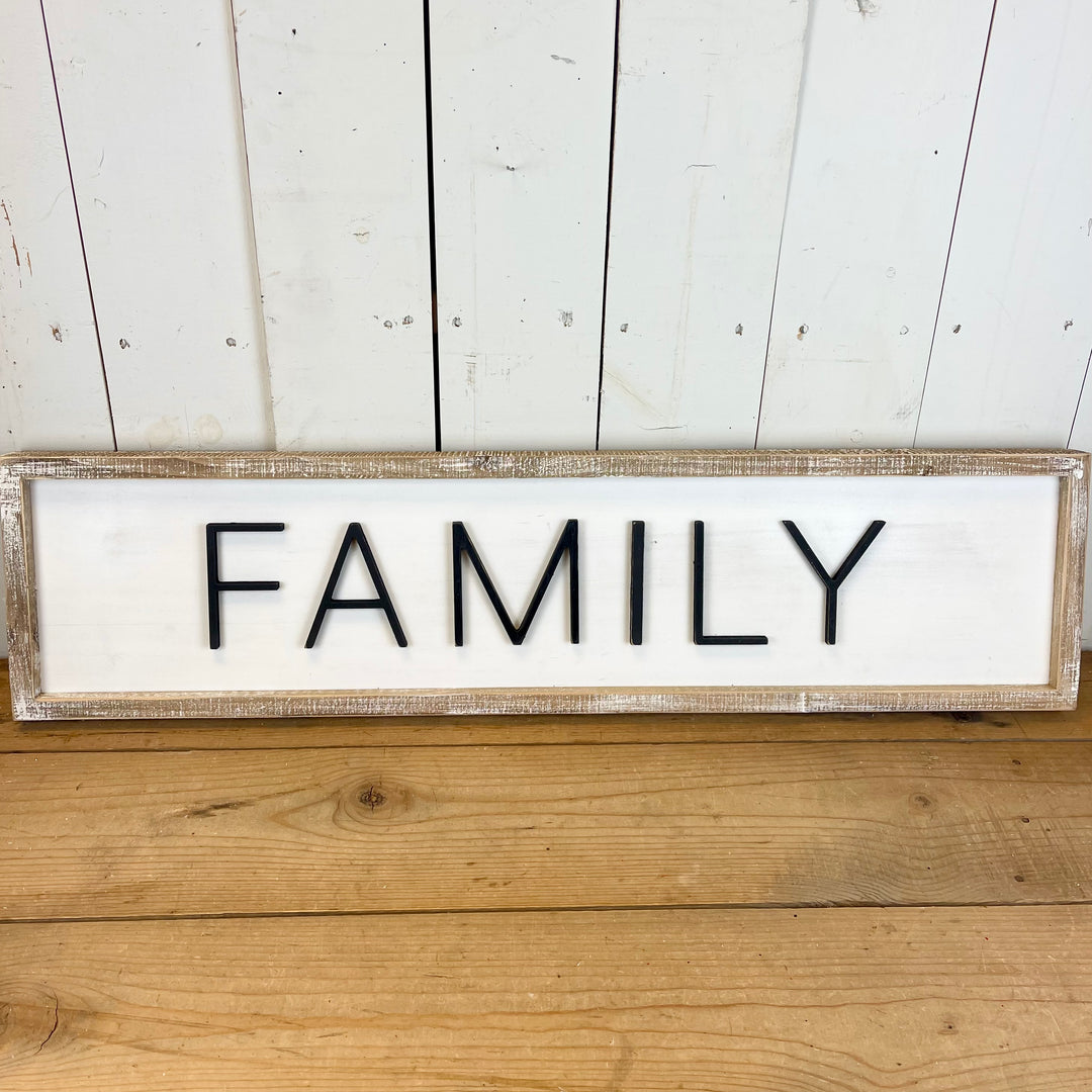 Family/Joy to the World Reversible Sign