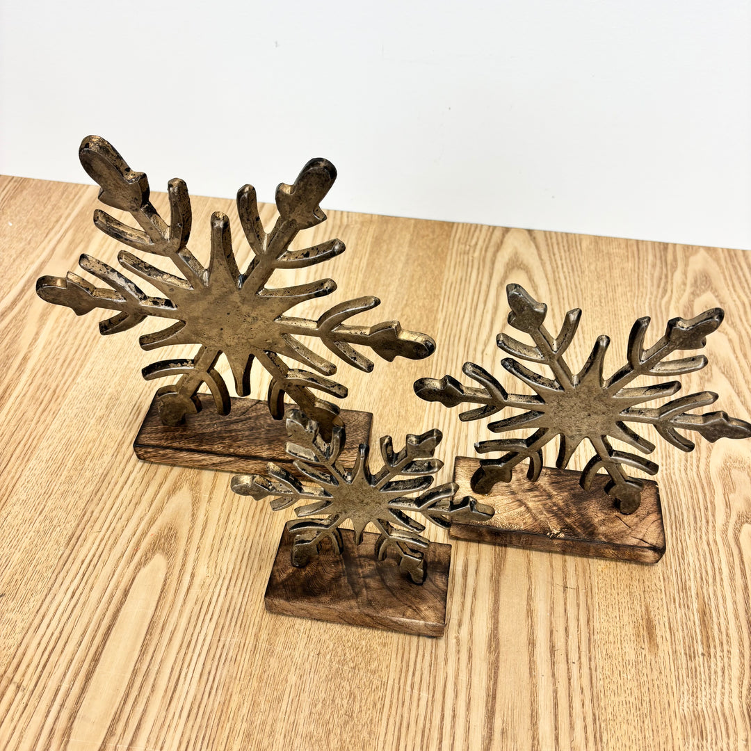 Cast Aluminum Snowflake - 3 Sizes