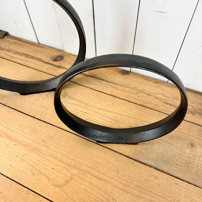 Black Ring Sculpture Set