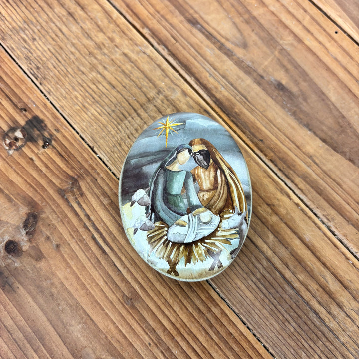 Watercolor Nativity Stones - 4 Styles
