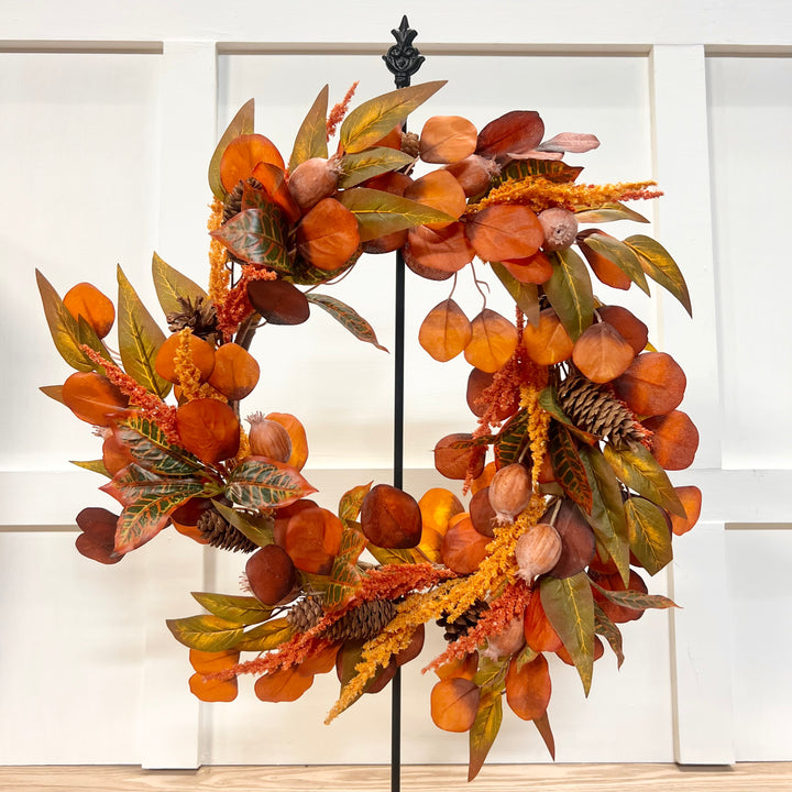 Mixed Fall Wreath