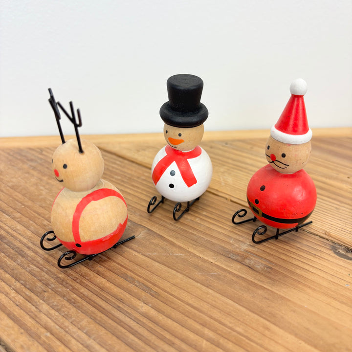 Holiday Icons on Sleds - 3 Styles
