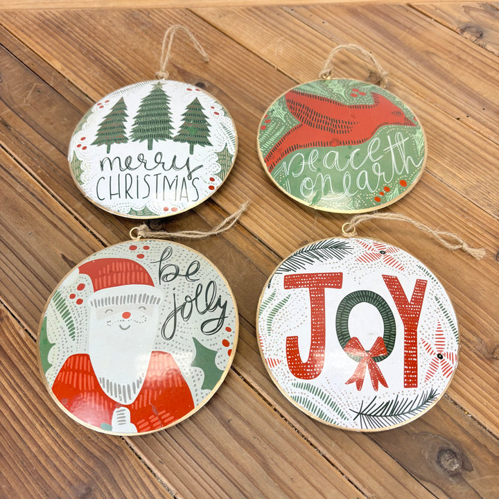Holiday Icon Ornaments - 4 Styles