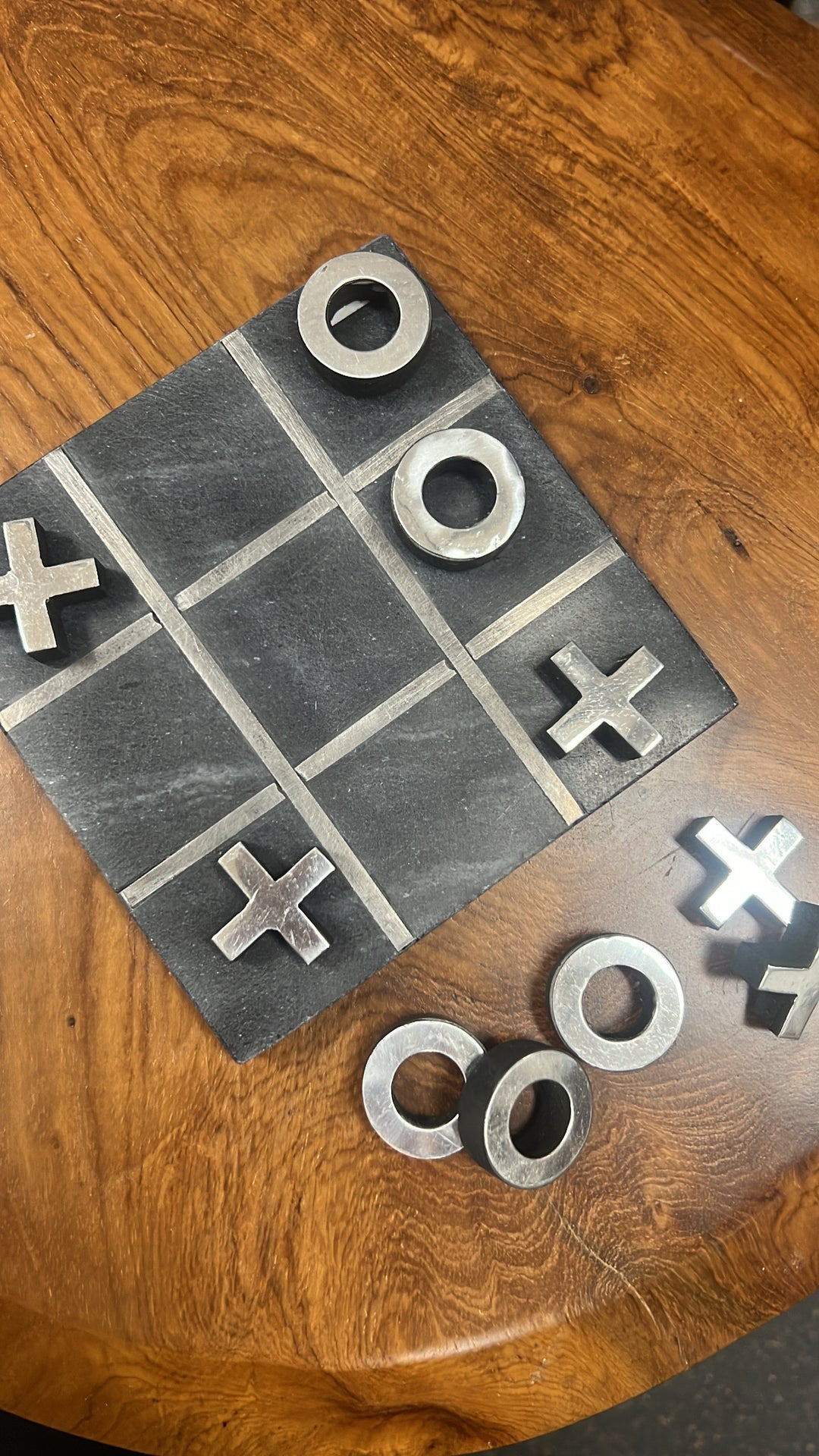 Small Marble Tic Tac Toe Set - 2 colors