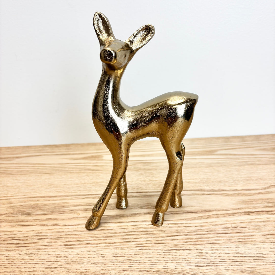 Gold Deer Figurine