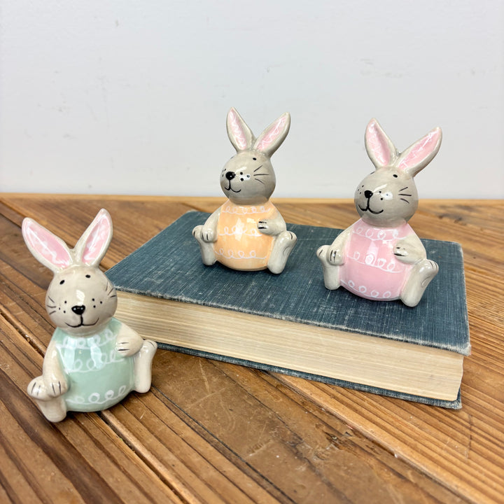Grey Easter Bunnies - 3 Styles