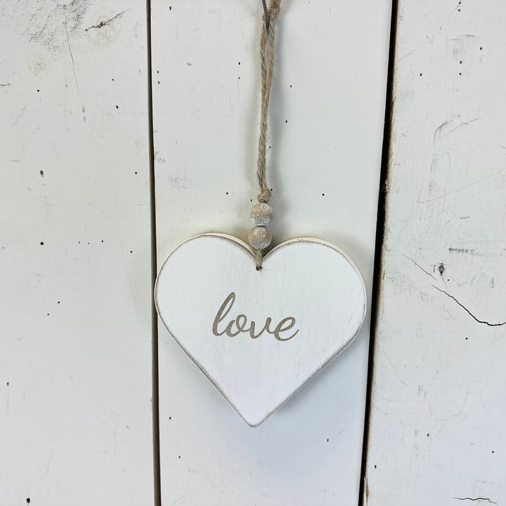 “Love” Hanging Heart