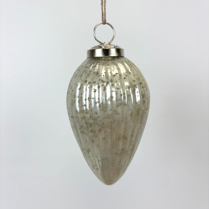 Mercury Glass Ornaments - 5 colors, 3 styles