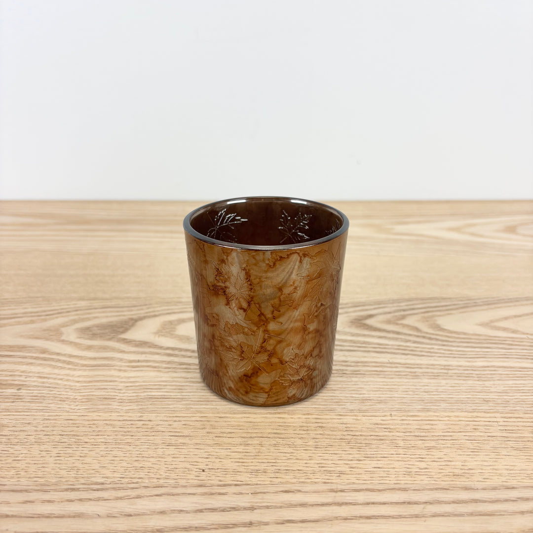 Fall Leaf Glass Candle Holder - 3 Sizes