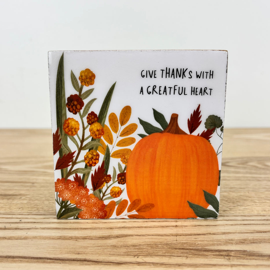 Autumn Message Block - 4 Styles