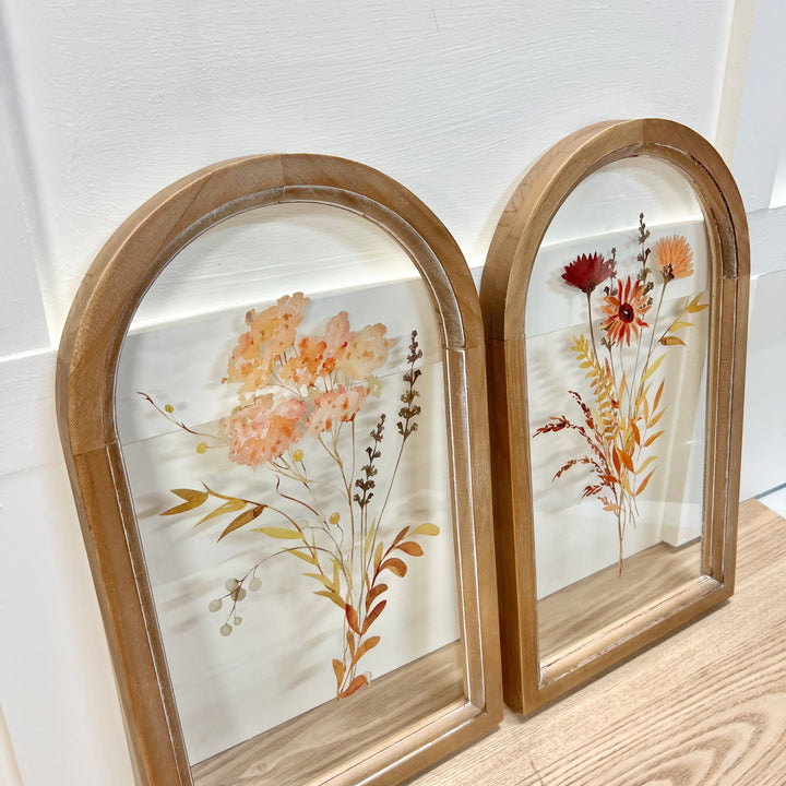 Arched Wildflower Wall Art