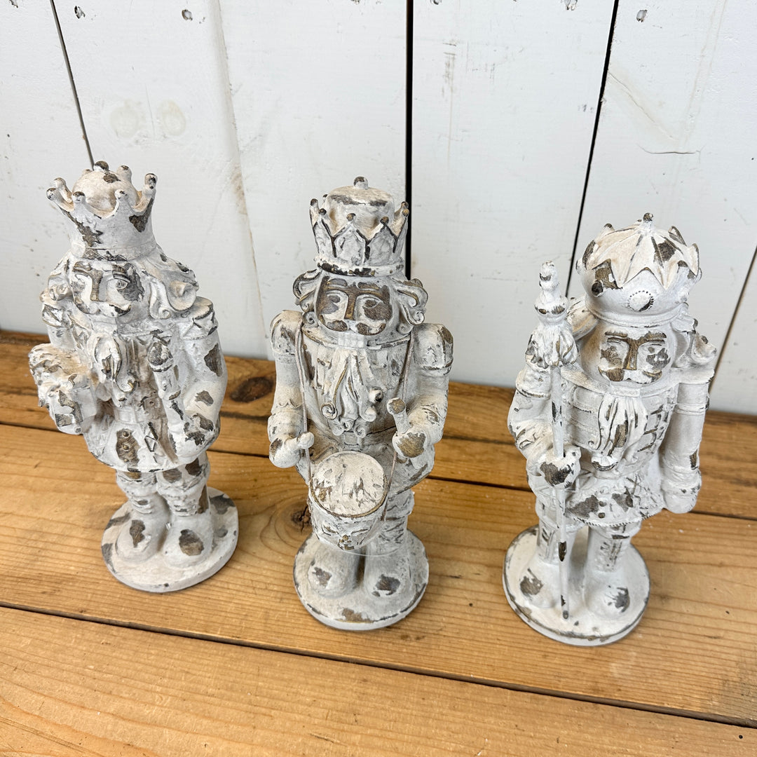 Distressed Wooden Nutcrackers