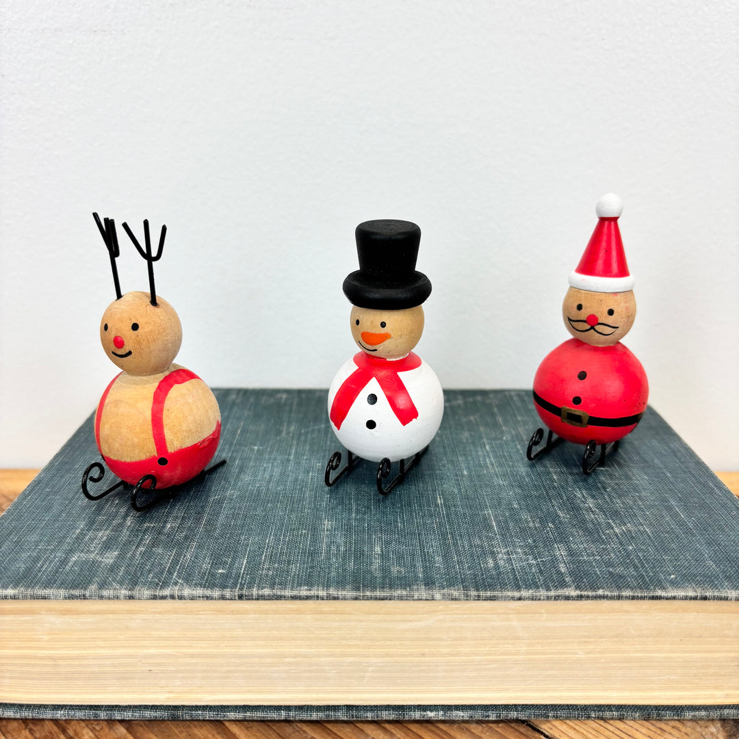 Holiday Icons on Sleds - 3 Styles