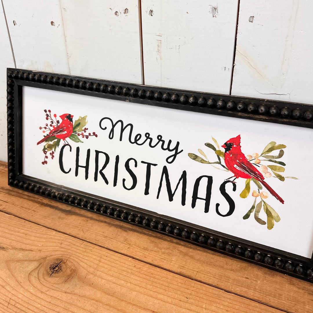 Christmas Cardinal Signage