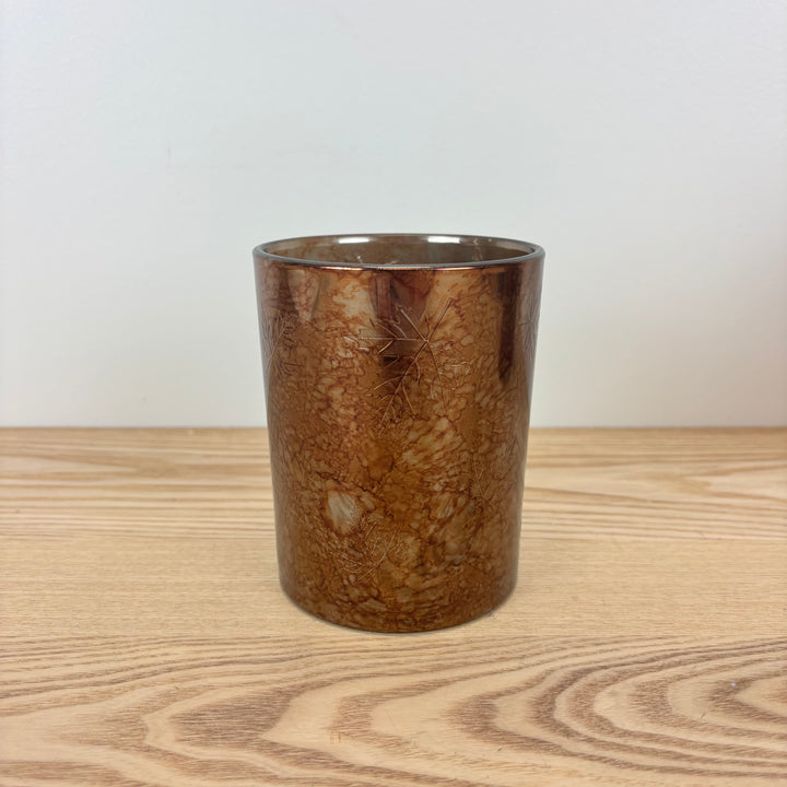 Fall Leaf Glass Candle Holder - 2 Sizes