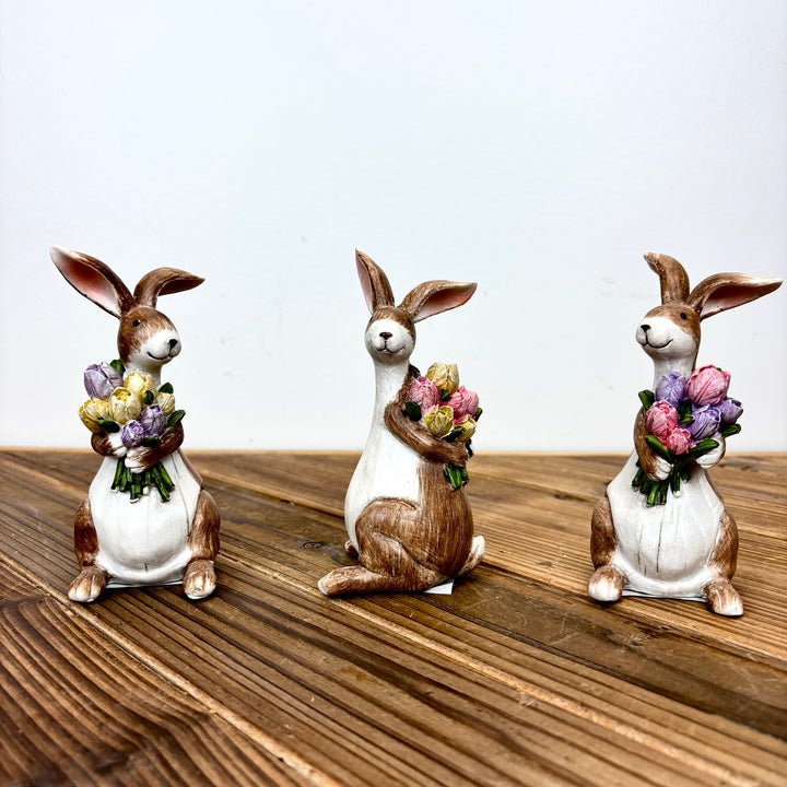 Easter Bunny with Tulips - 3 Styles