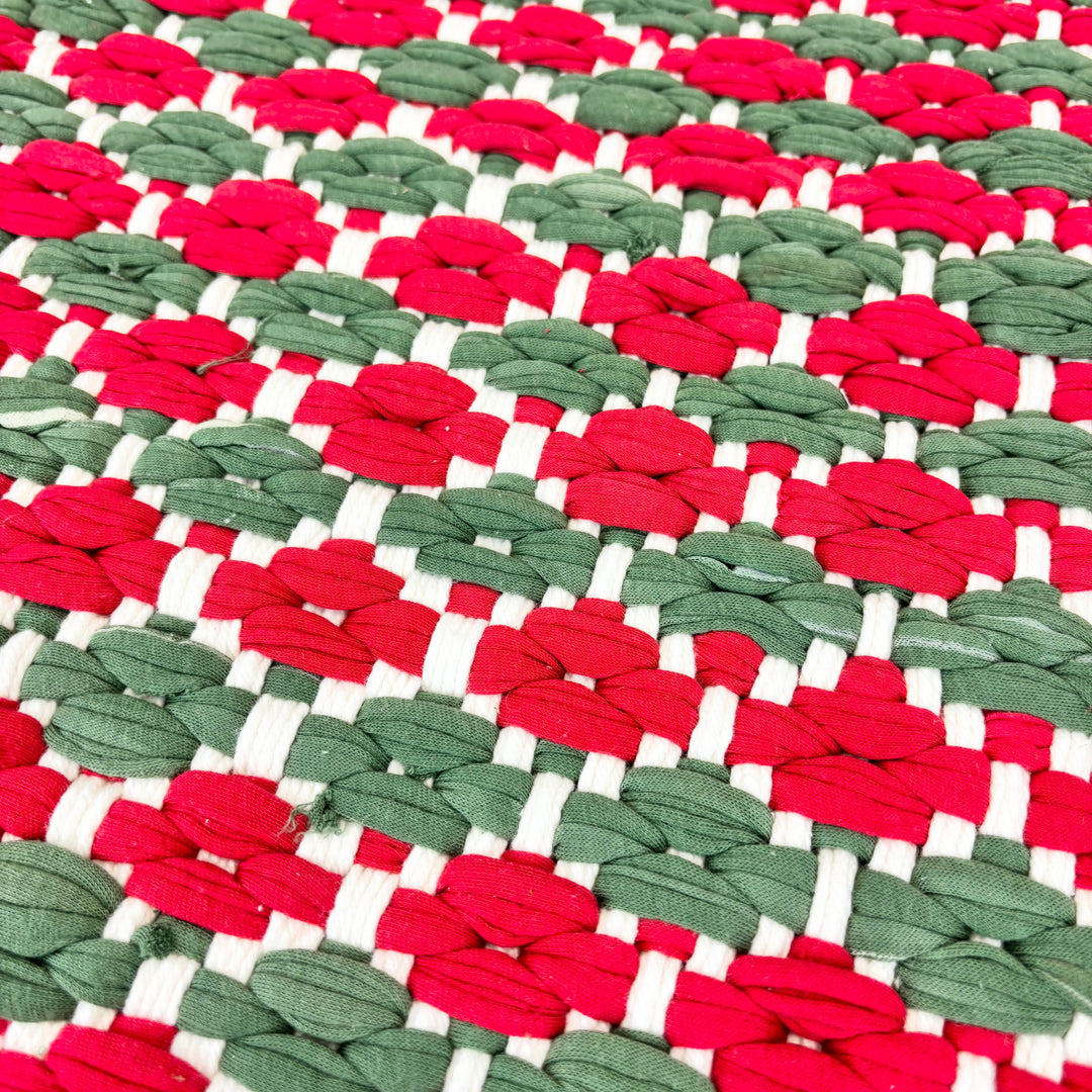 Hand-Woven Cotton Patterned Table Runner