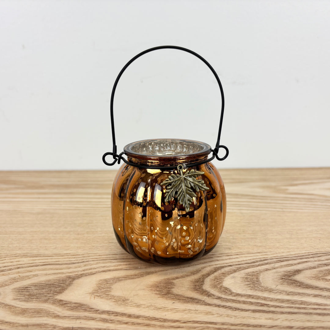 Mercury Glass Harvest Lantern