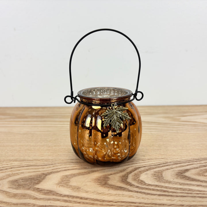 Mercury Glass Harvest Lantern