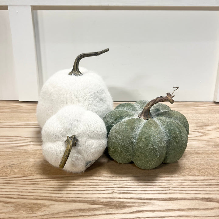 Off White Sweater Pumpkins