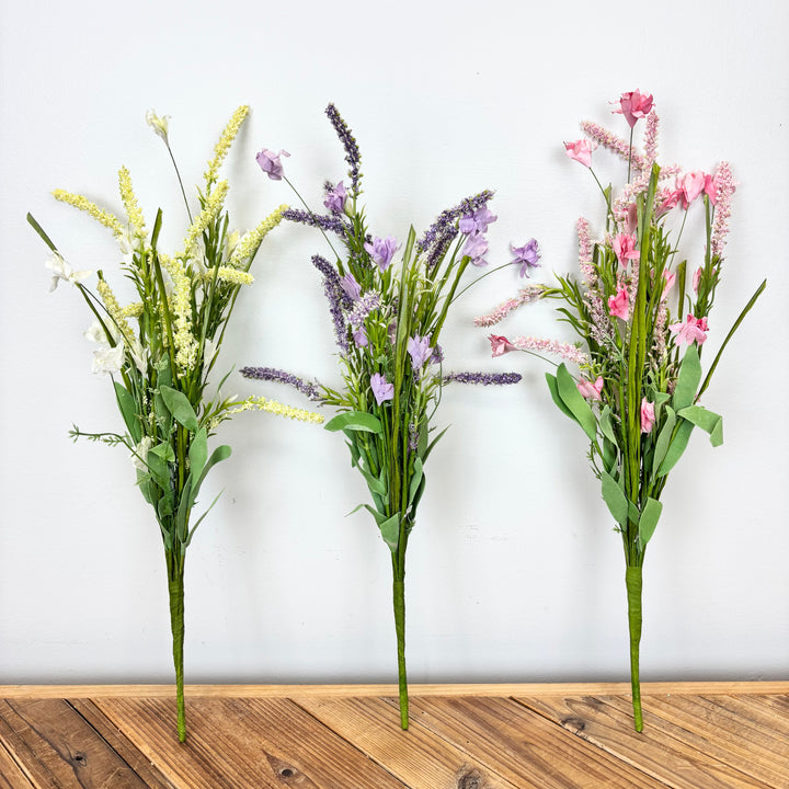 Spring Flower Spray - 3 Colors