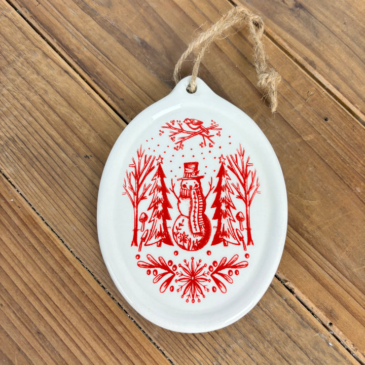 Scandi Winter Disk Ornaments - 4 Styles