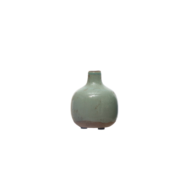 Terra-cotta Vase, Distressed Finish, 3 Colors