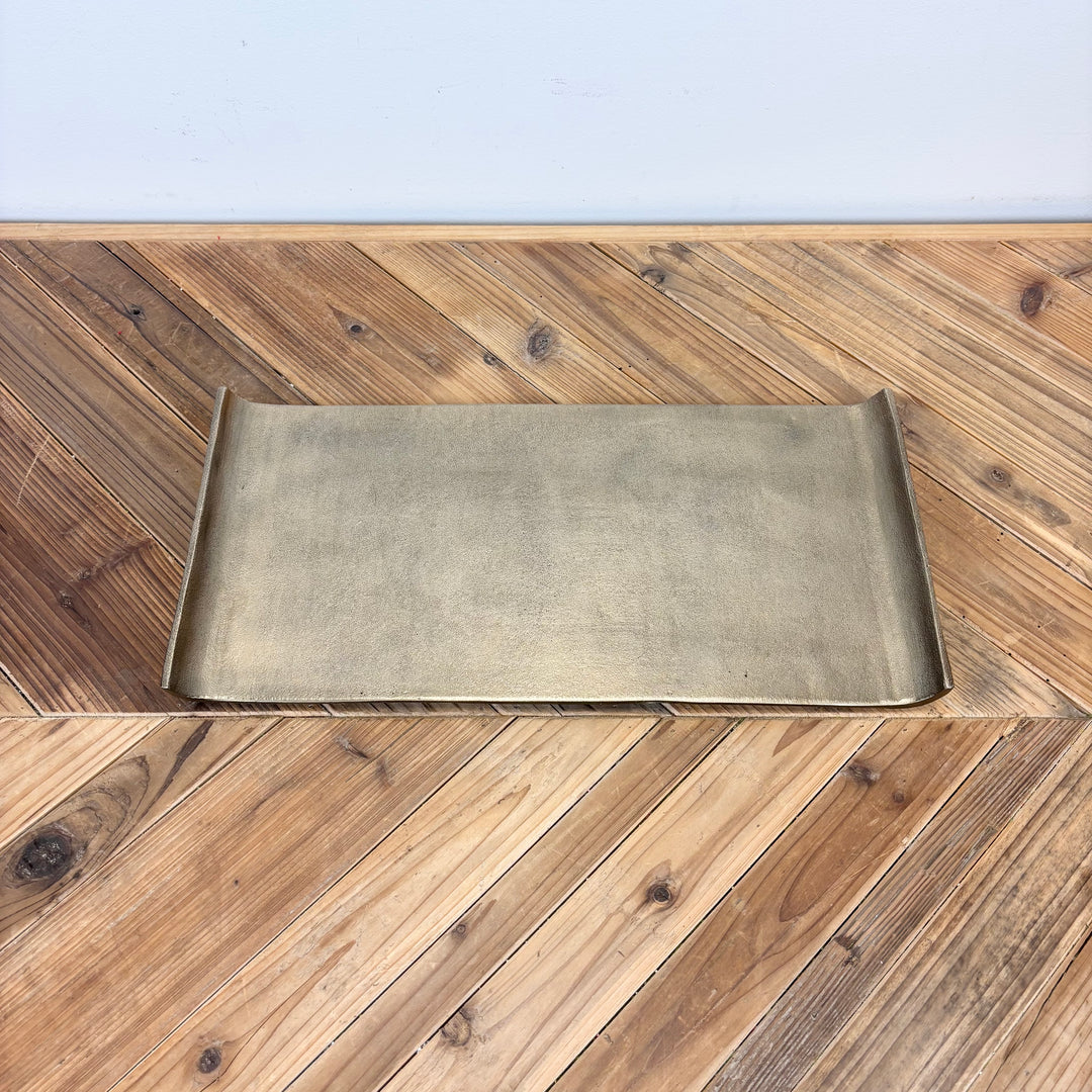 Antiqued Rectangular Curled Trays