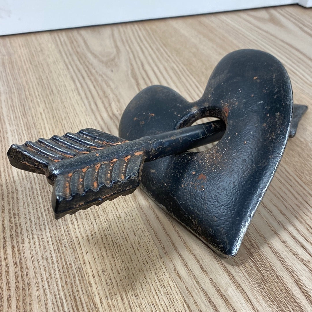 Cast Iron Heart & Arrow