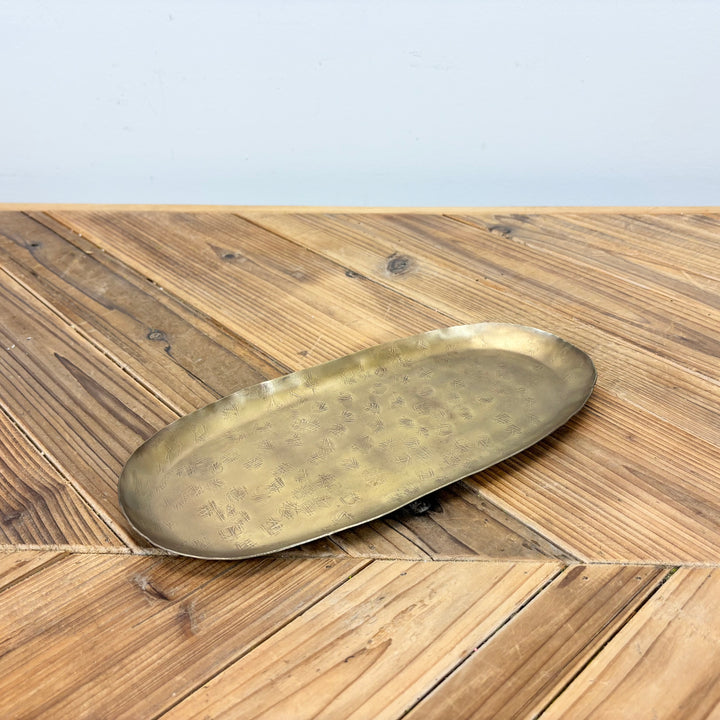 Antiqued Gold Iron Trays - 3 Sizes